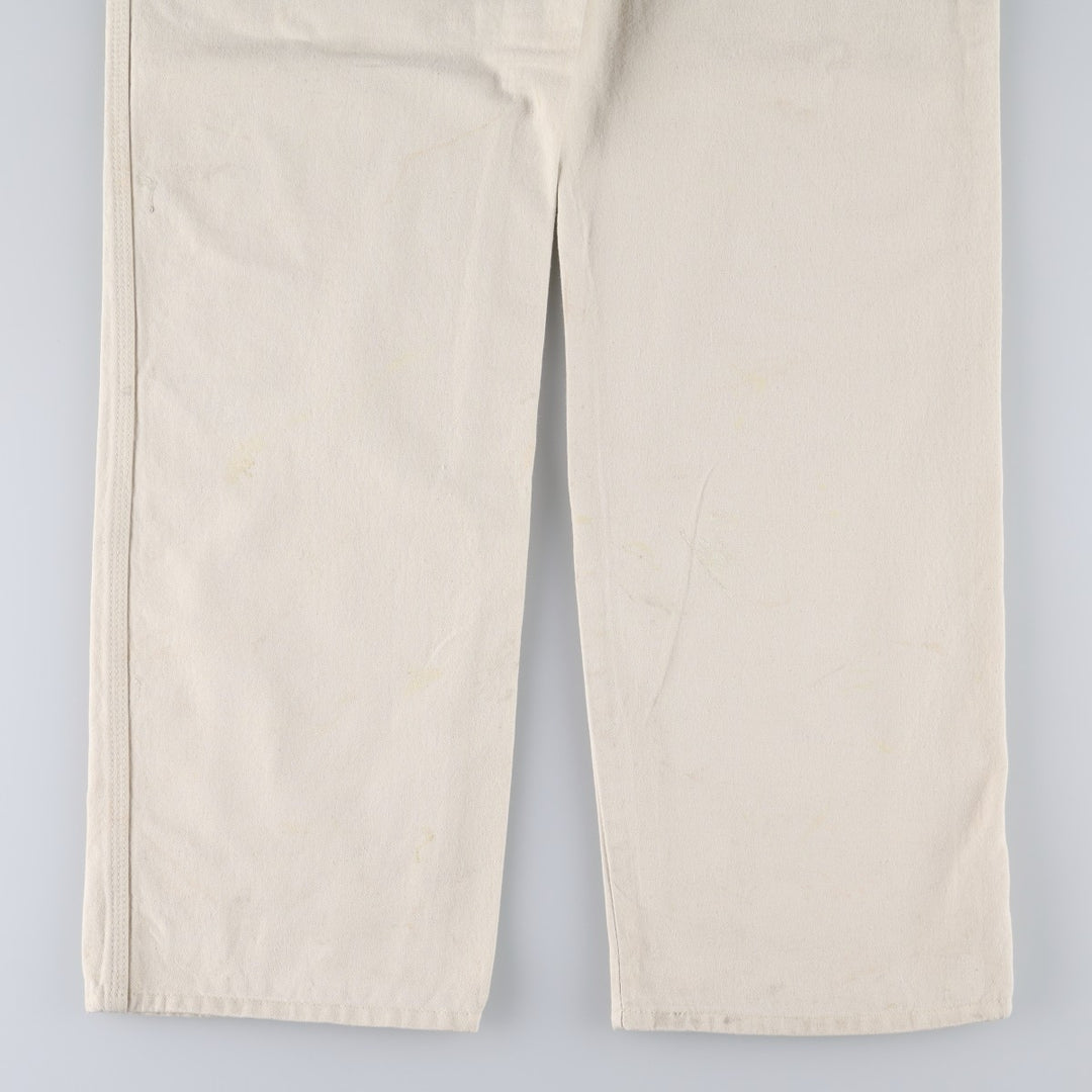 80s-90'S Dickies Painter Pants, Men's Size W34 (approx.), Vintage unclear Beige type Vintage Second Hand