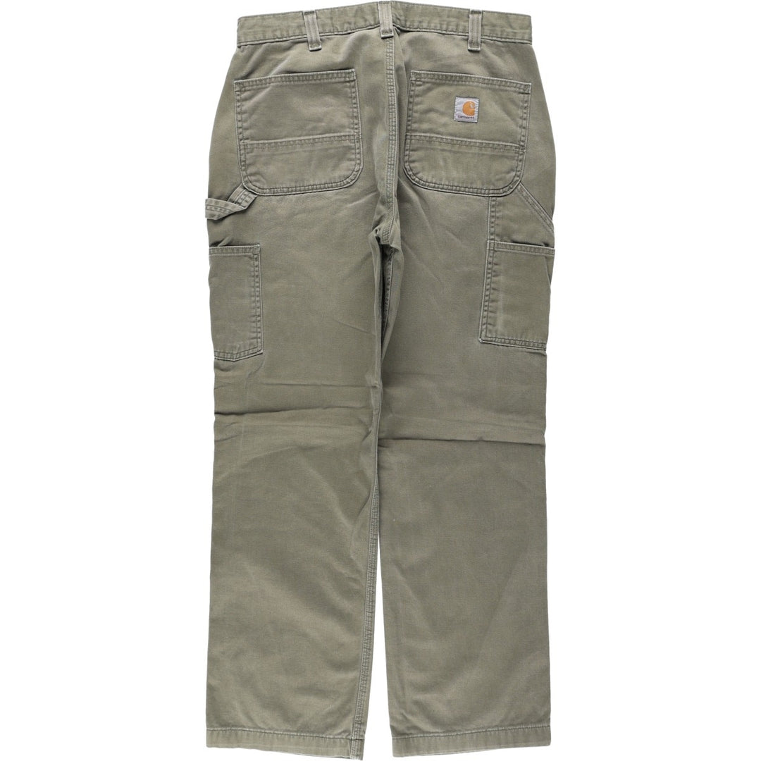 Carhartt Relaxed Fit Painter Pants, Men's, W34 equivalent cotton Khaki type Vintage Second Hand