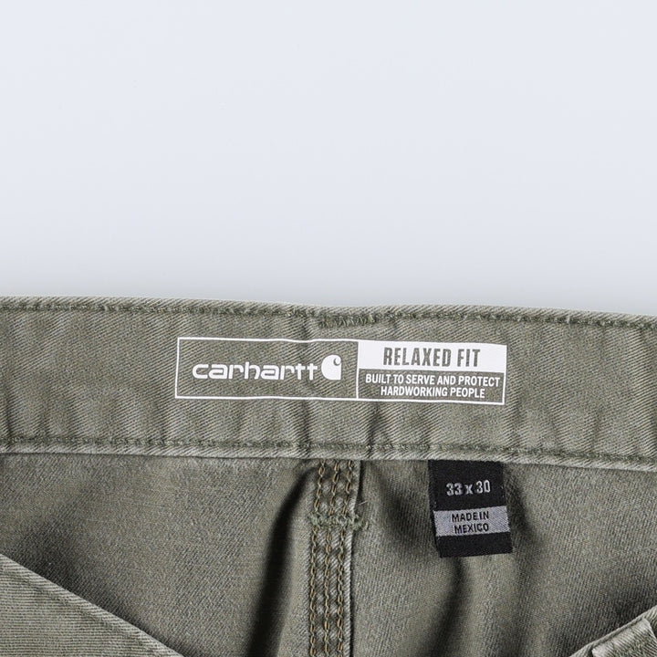 Carhartt Relaxed Fit Painter Pants, Men's, W34 equivalent cotton Khaki type Vintage Second Hand