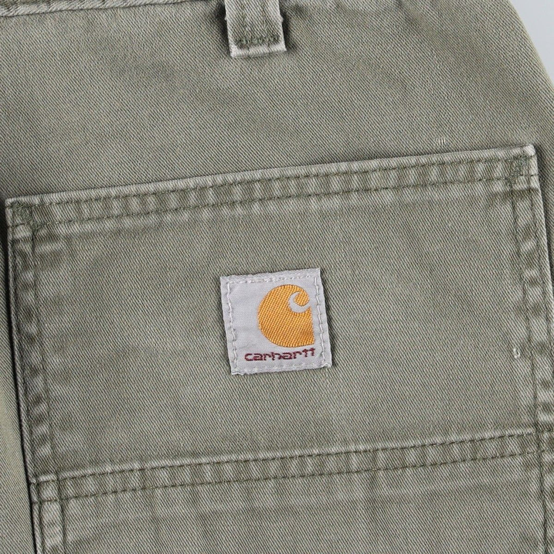 Carhartt Relaxed Fit Painter Pants, Men's, W34 equivalent cotton Khaki type Vintage Second Hand