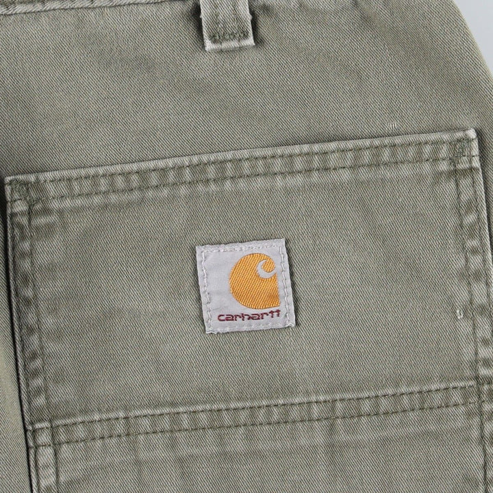 Carhartt Relaxed Fit Painter Pants, Men's, W34 equivalent cotton Khaki type Vintage Second Hand