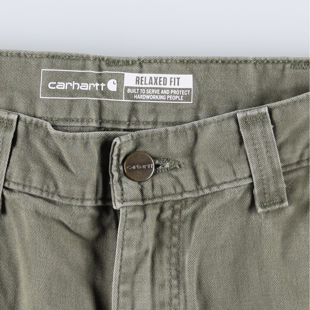 Carhartt Relaxed Fit Painter Pants, Men's, W34 equivalent cotton Khaki type Vintage Second Hand