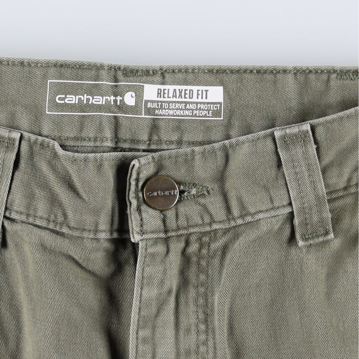 Carhartt Relaxed Fit Painter Pants, Men's, W34 equivalent cotton Khaki type Vintage Second Hand