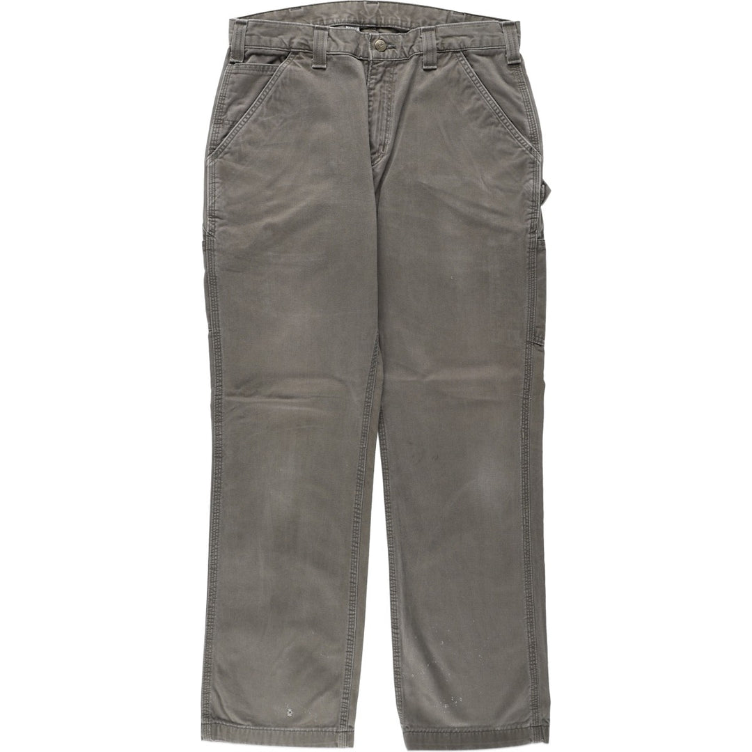 Carhartt Relaxed Fit Painter Pants, Men's, W34 equivalent cotton Khaki type Vintage Second Hand