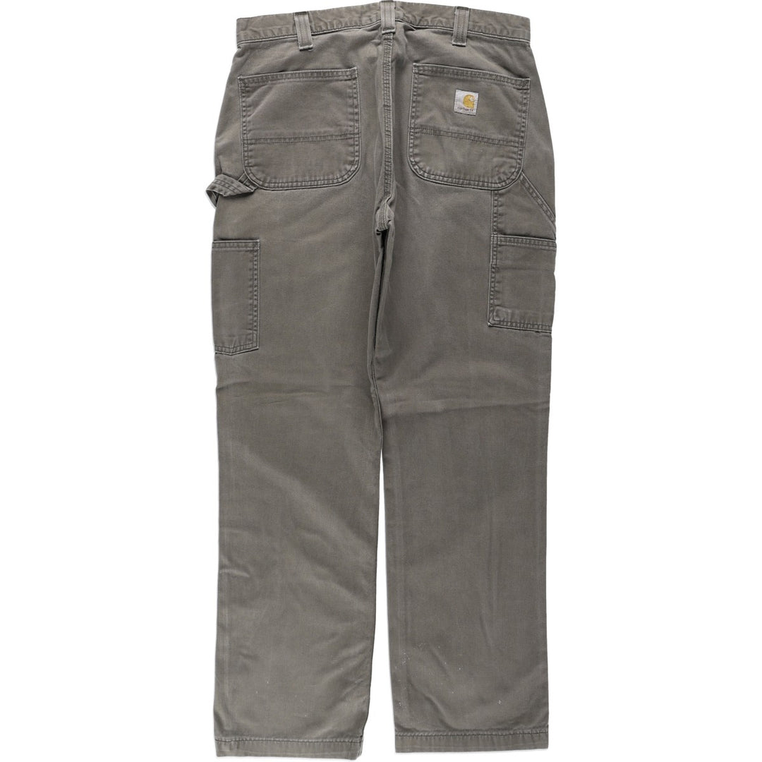 Carhartt Relaxed Fit Painter Pants, Men's, W34 equivalent cotton Khaki type Vintage Second Hand
