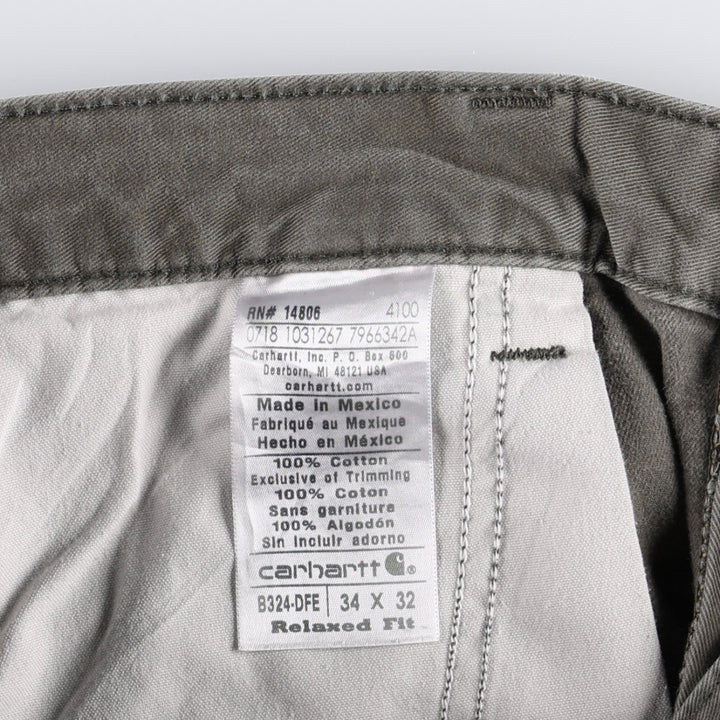 Carhartt Relaxed Fit Painter Pants, Men's, W34 equivalent cotton Khaki type Vintage Second Hand