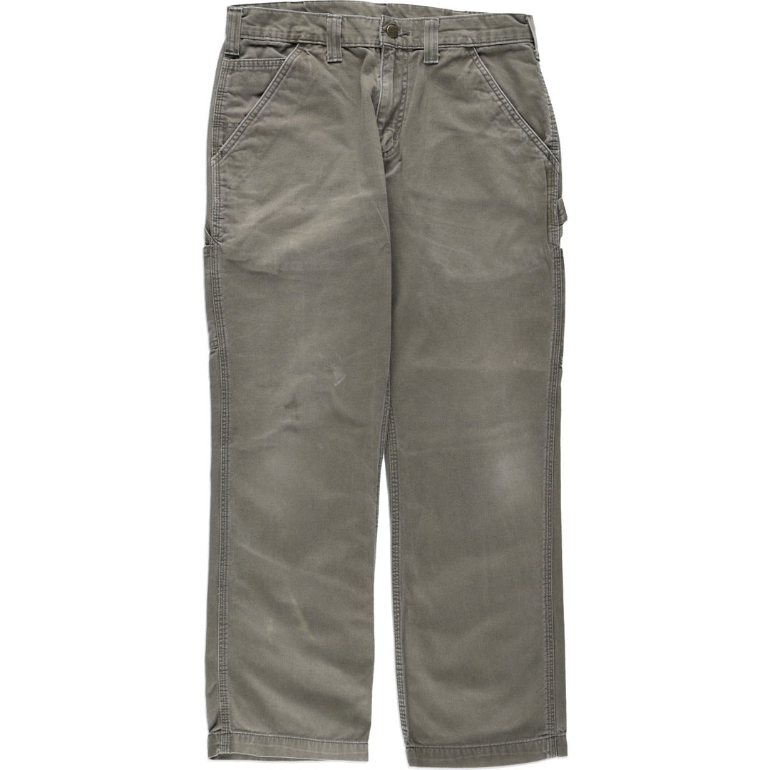 Carhartt Relaxed Fit Men's W32 (approx.) cotton Khaki type Vintage Second Hand