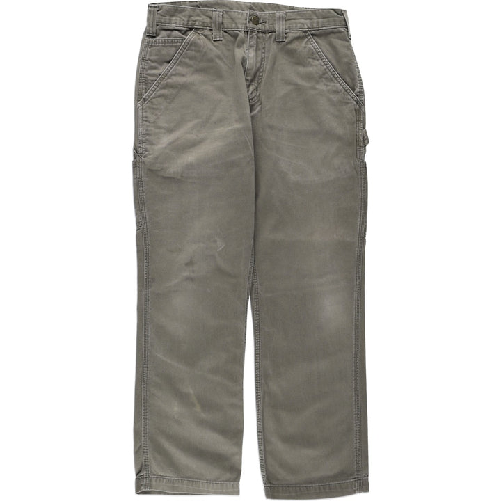 Carhartt Relaxed Fit Men's W32 (approx.) cotton Khaki type Vintage Second Hand
