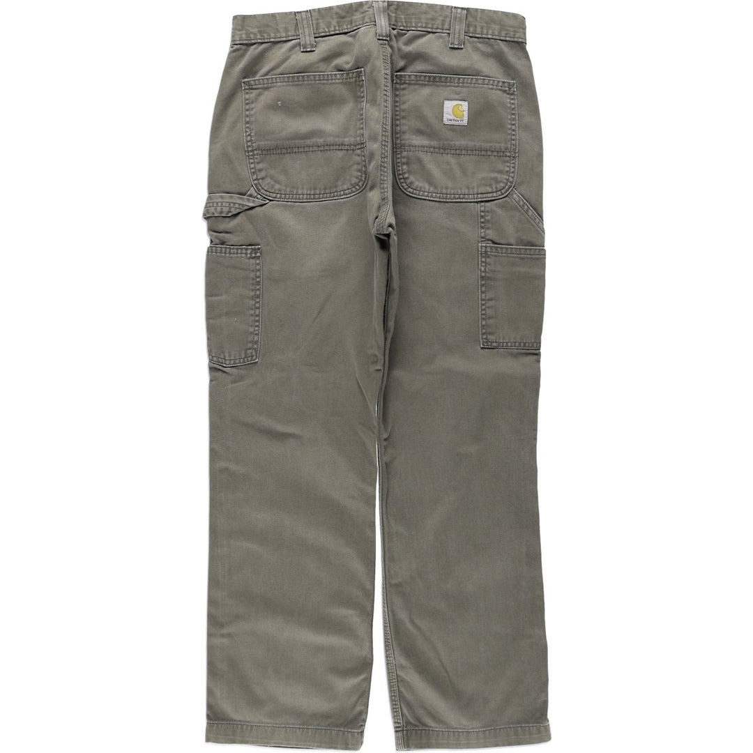 Carhartt Relaxed Fit Men's W32 (approx.) cotton Khaki type Vintage Second Hand