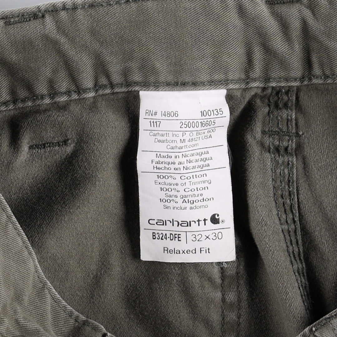Carhartt Relaxed Fit Men's W32 (approx.) cotton Khaki type Vintage Second Hand