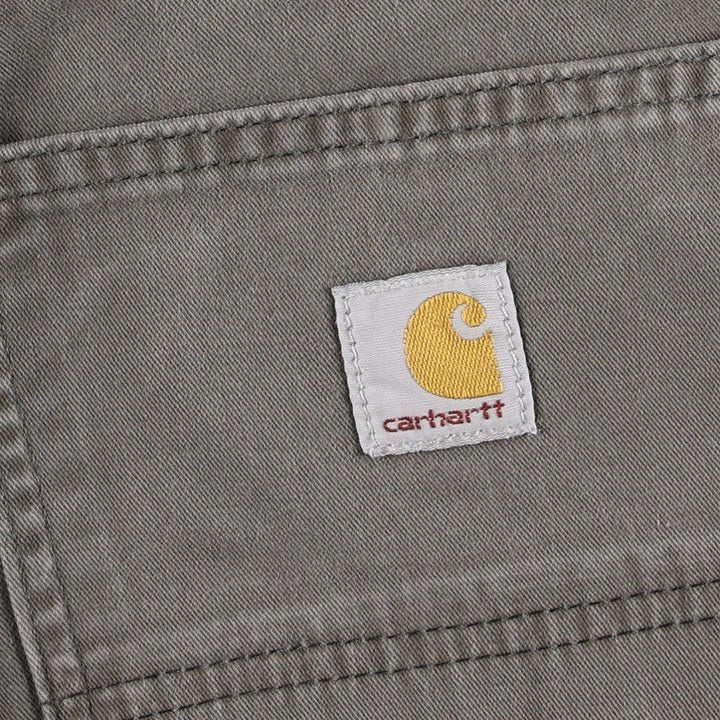 Carhartt Relaxed Fit Men's W32 (approx.) cotton Khaki type Vintage Second Hand