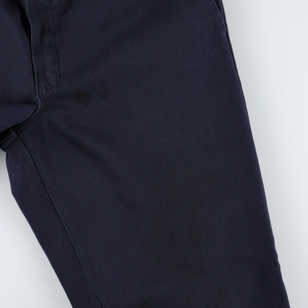 Dickies 874 Original Fit Work Pants for Men, W32 equivalent polyester navy blue type Vintage Second Hand
