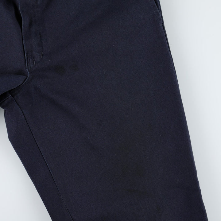 Dickies 874 Original Fit Work Pants for Men, W32 equivalent polyester navy blue type Vintage Second Hand