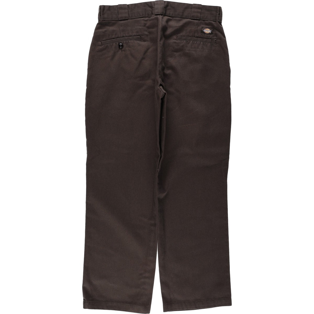 Dickies 874 Original Fit Work Pants, Men's, Size W34 polyester brown type Vintage Second Hand