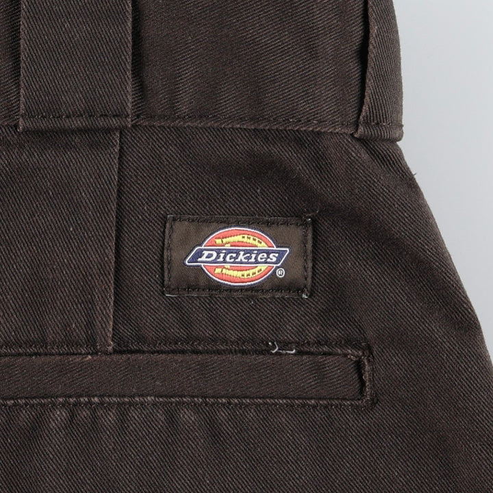 Dickies 874 Original Fit Work Pants, Men's, Size W34 polyester brown type Vintage Second Hand
