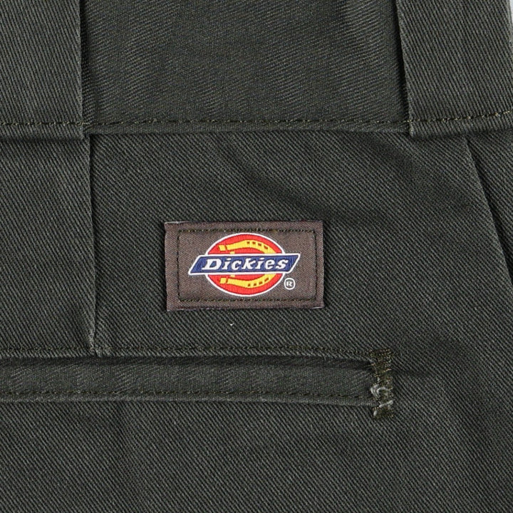 Dickies 874 Original Fit Work Pants, Men's, Size W34 polyester Khaki type Vintage Second Hand