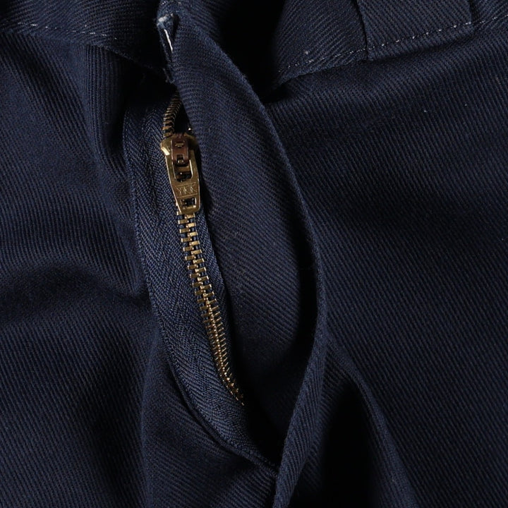 Dickies 874 FLEX ORIGINAL FIT Work Pants, Men's, Size 34 (approx.) polyester navy blue type Vintage Second Hand
