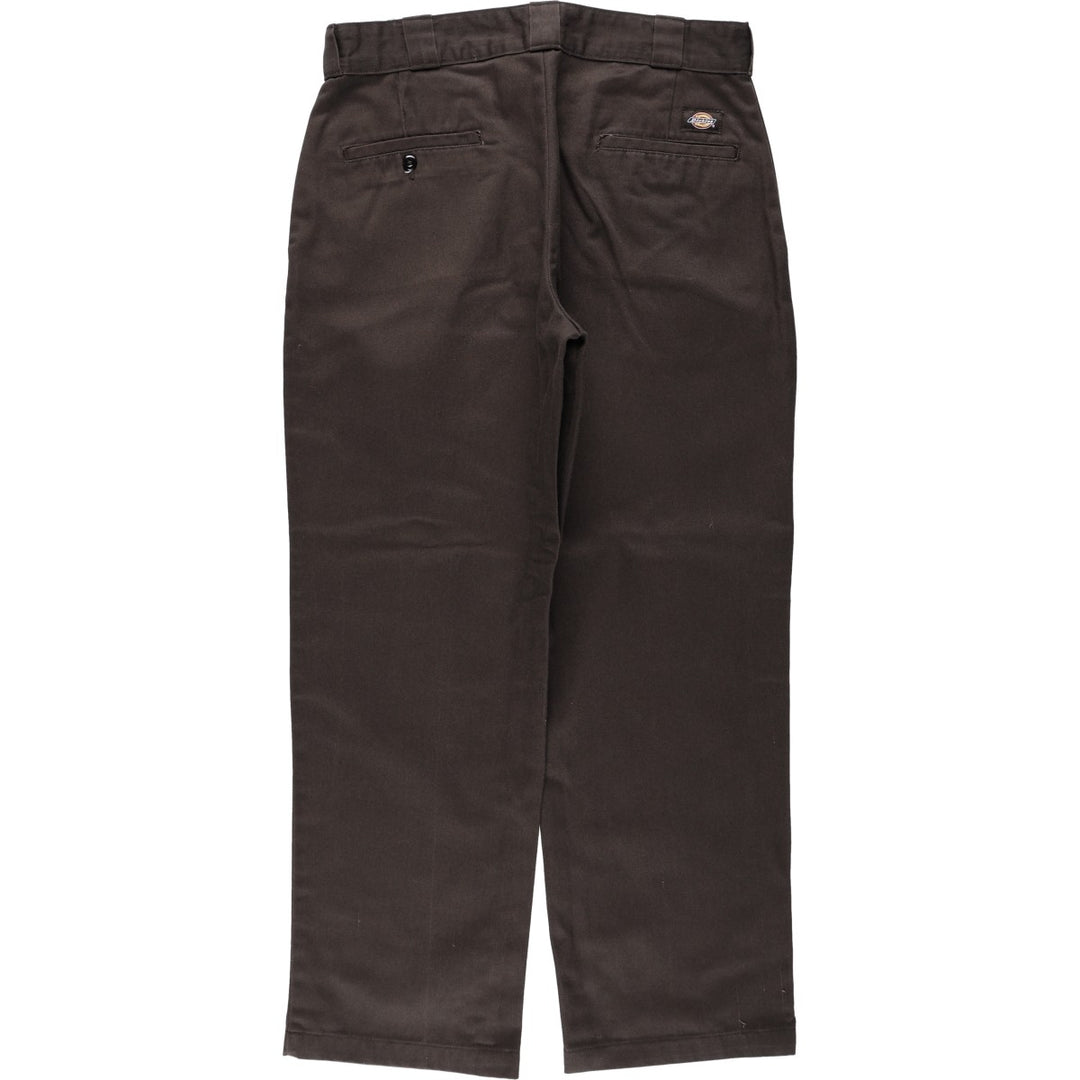 Dickies 874 Original Fit Work Pants, Men's, Size W34 polyester brown type Vintage Second Hand