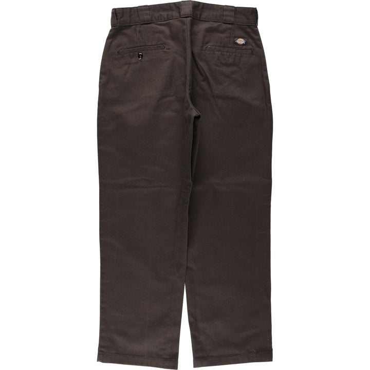 Dickies 874 Original Fit Work Pants, Men's, Size W34 polyester brown type Vintage Second Hand