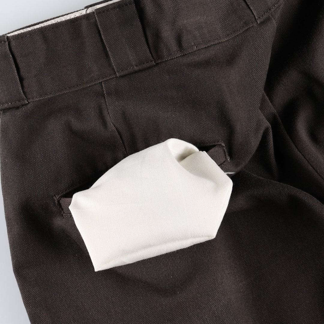Dickies 874 Original Fit Work Pants, Men's, Size W34 polyester brown type Vintage Second Hand