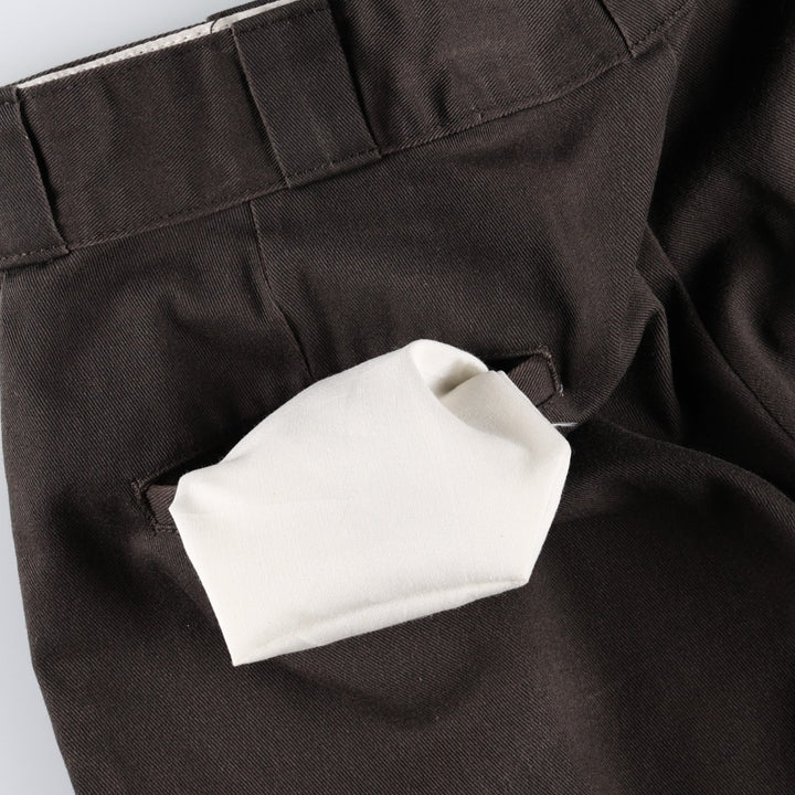 Dickies 874 Original Fit Work Pants, Men's, Size W34 polyester brown type Vintage Second Hand