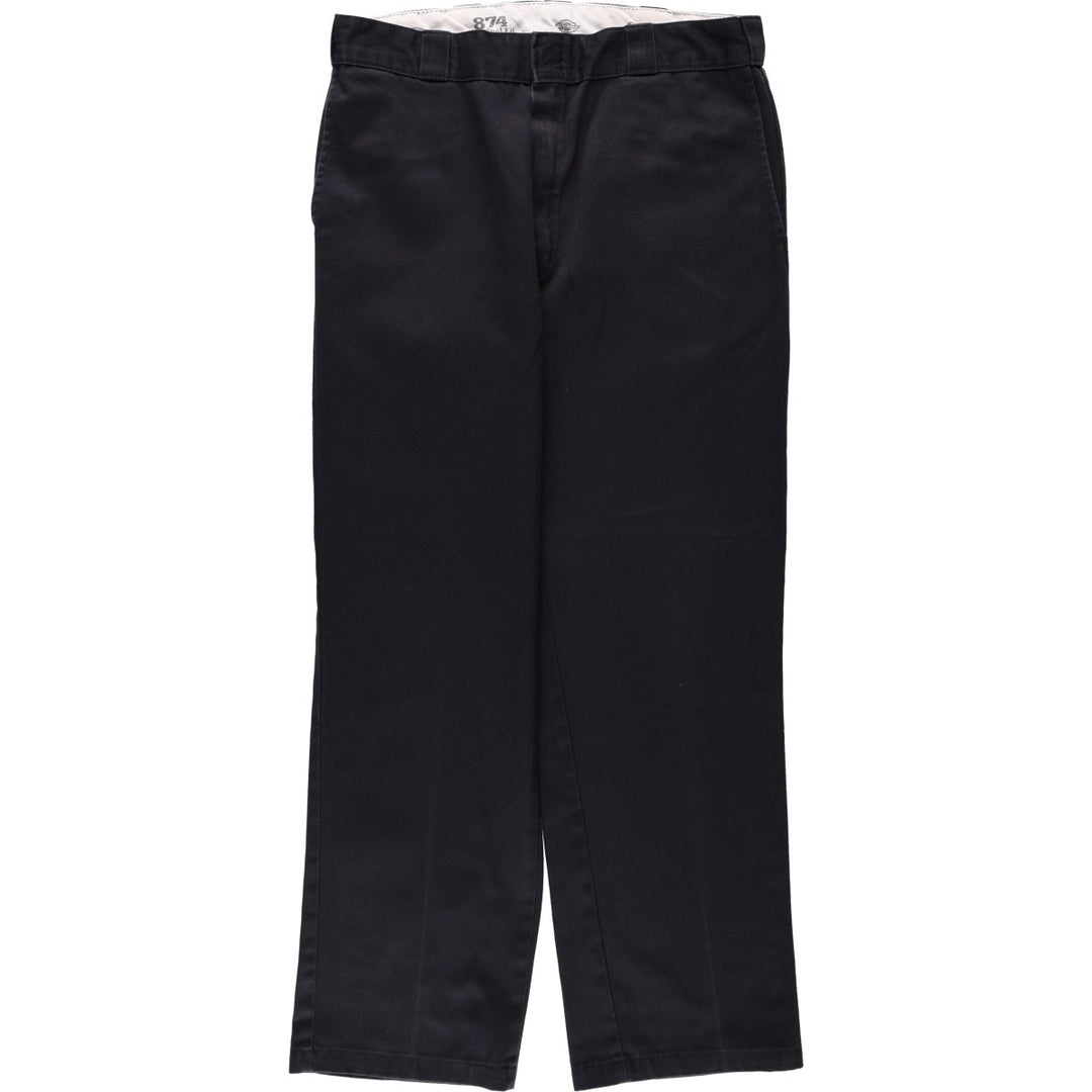 Dickies 874 Original Fit Work Pants for Men, W36 polyester black type Vintage Second Hand