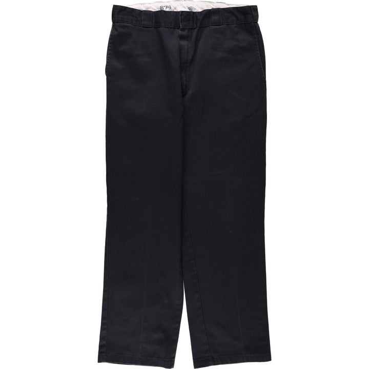 Dickies 874 Original Fit Work Pants for Men, W36 polyester black type Vintage Second Hand