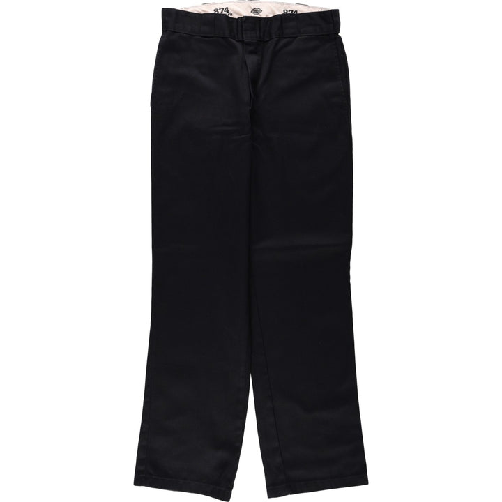 Dickies 874 Original Fit Work Pants for Men, W32 equivalent polyester black type Vintage Second Hand
