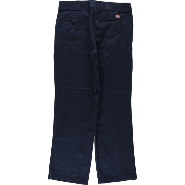 Dickies 874 Original Fit Work Pants for Men, W32 equivalent polyester navy blue type Vintage Second Hand