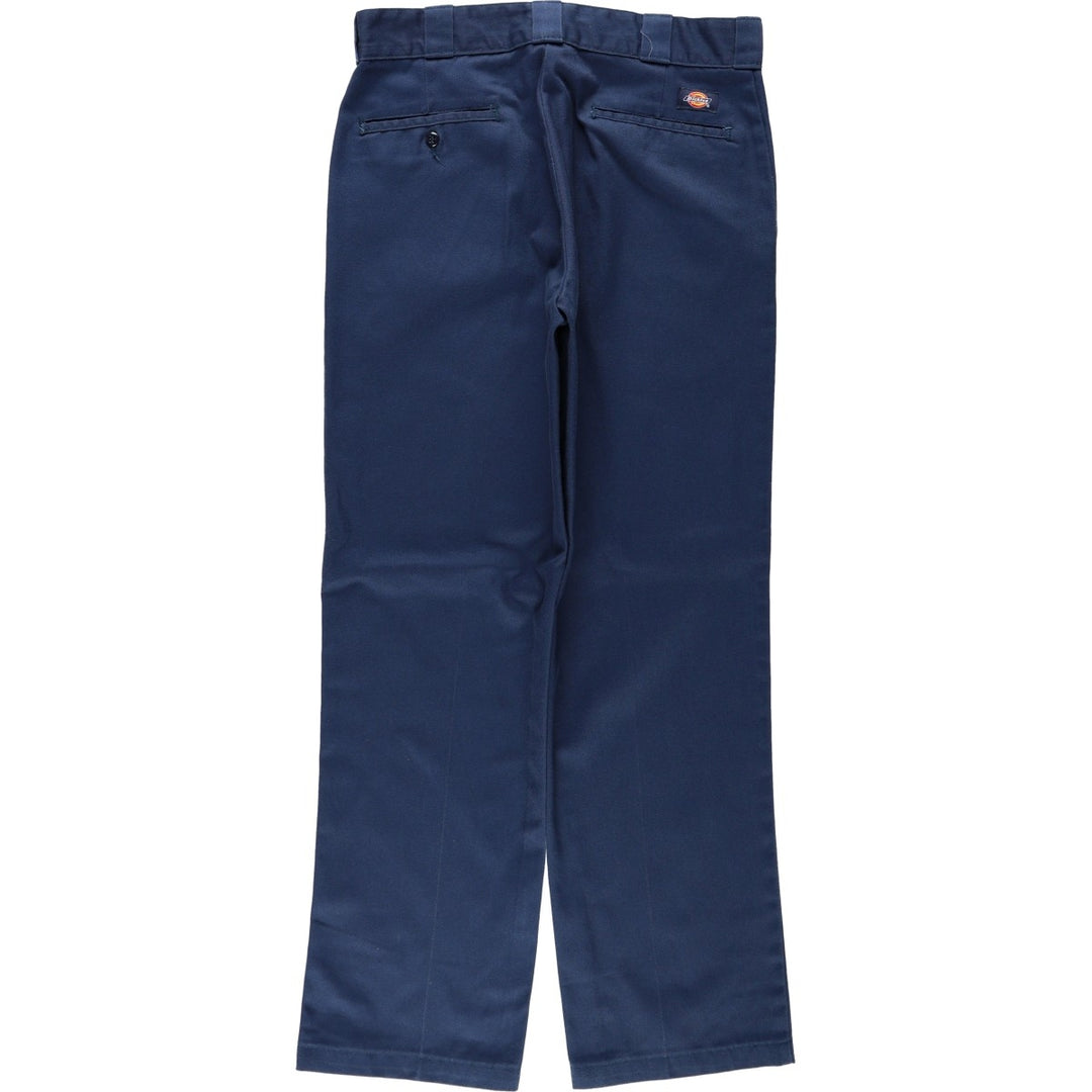 Dickies 874 Original Fit Work Pants, Men's, Size W33 polyester Navy blue Vintage Second Hand