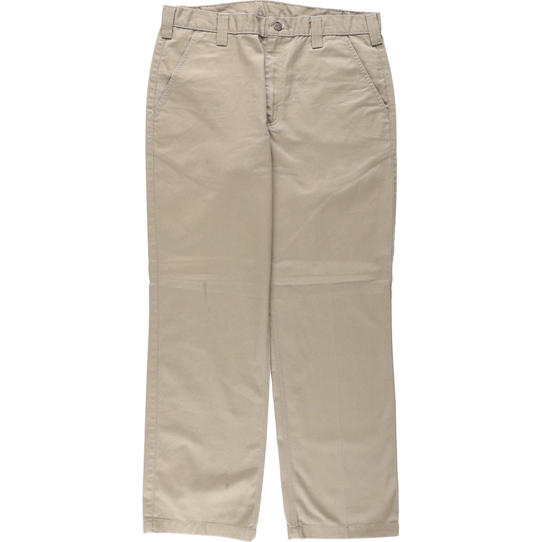 Carhartt Blended Twill Pants Work Pants, Men's W36 (approx.) polyester Beige type Vintage Second Hand