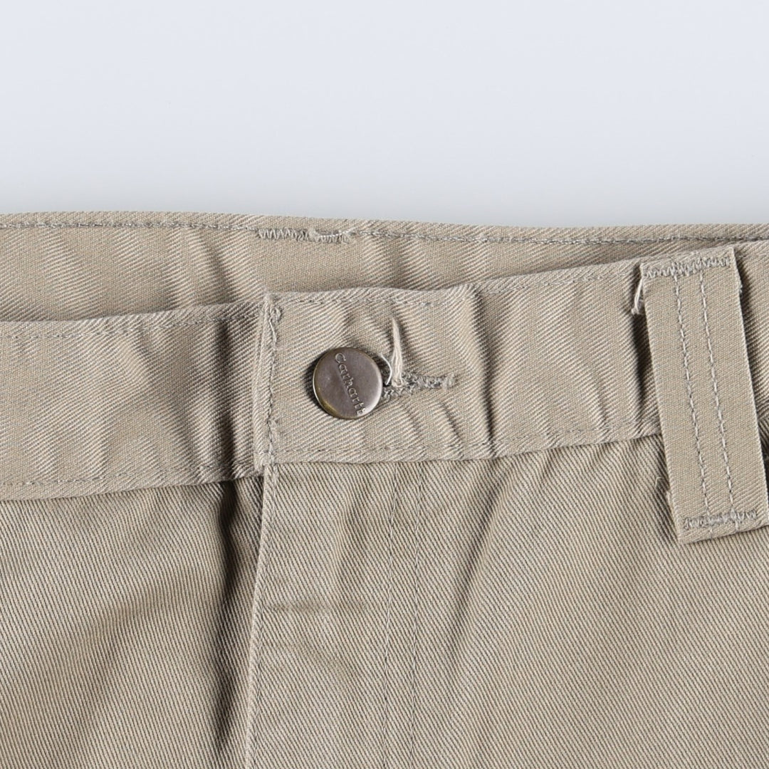 Carhartt Blended Twill Pants Work Pants, Men's W36 (approx.) polyester Beige type Vintage Second Hand