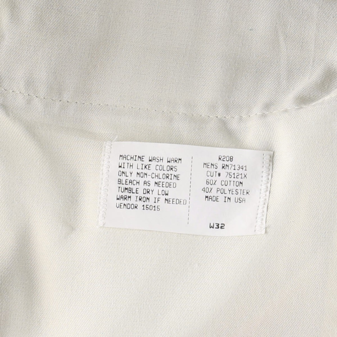 LLBean Natural Fit Two-Pleat Chino Pants, Made in USA, Men's Size W31 (approx.), Vintage cotton Beige type Vintage Second Hand
