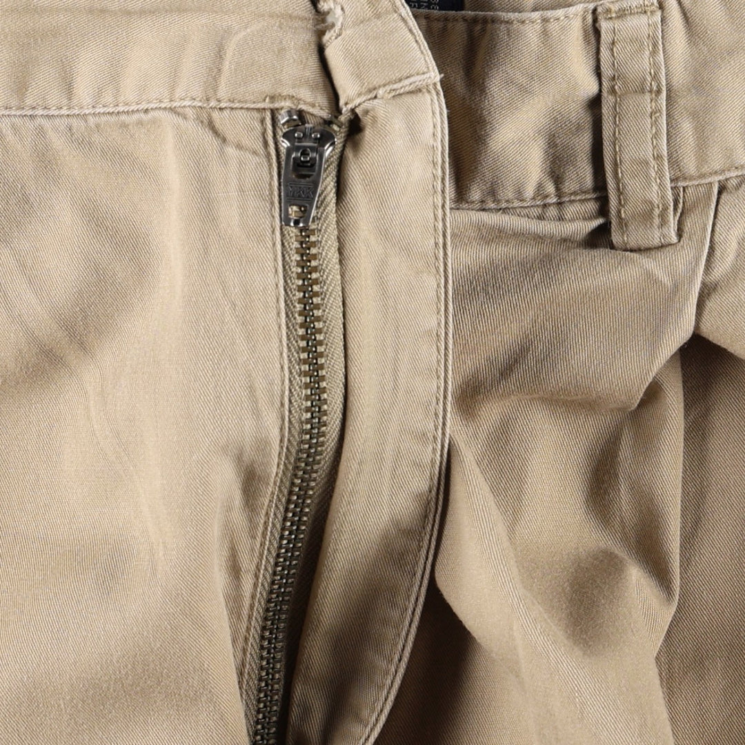 Ralph Lauren POLO by Ralph Lauren HAMMOND PANT Two-pleat cotton slacks, men's size W35 (approx.) cotton Beige type Vintage Second Hand