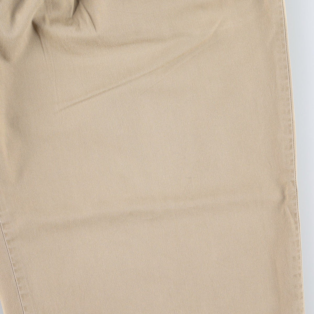Ralph Lauren POLO by Ralph Lauren HAMMOND PANT Two-pleat cotton slacks, men's size W35 (approx.) cotton Beige type Vintage Second Hand