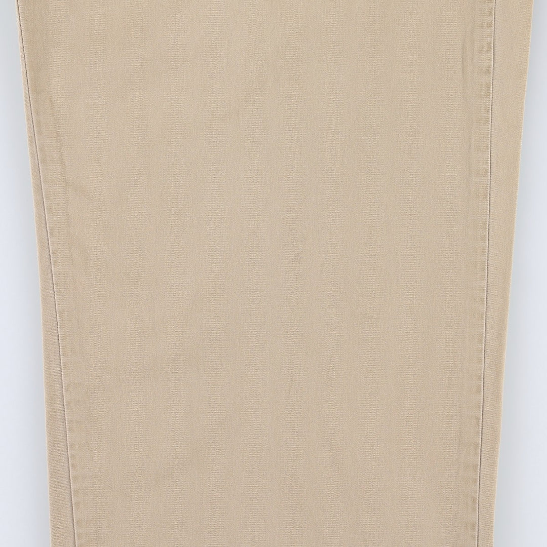 Ralph Lauren POLO by Ralph Lauren HAMMOND PANT Two-pleat cotton slacks, men's size W35 (approx.) cotton Beige type Vintage Second Hand