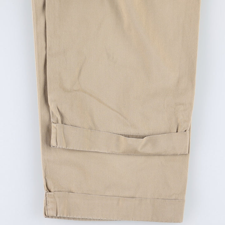 Ralph Lauren POLO by Ralph Lauren HAMMOND PANT Two-pleat cotton slacks, men's size W35 (approx.) cotton Beige type Vintage Second Hand