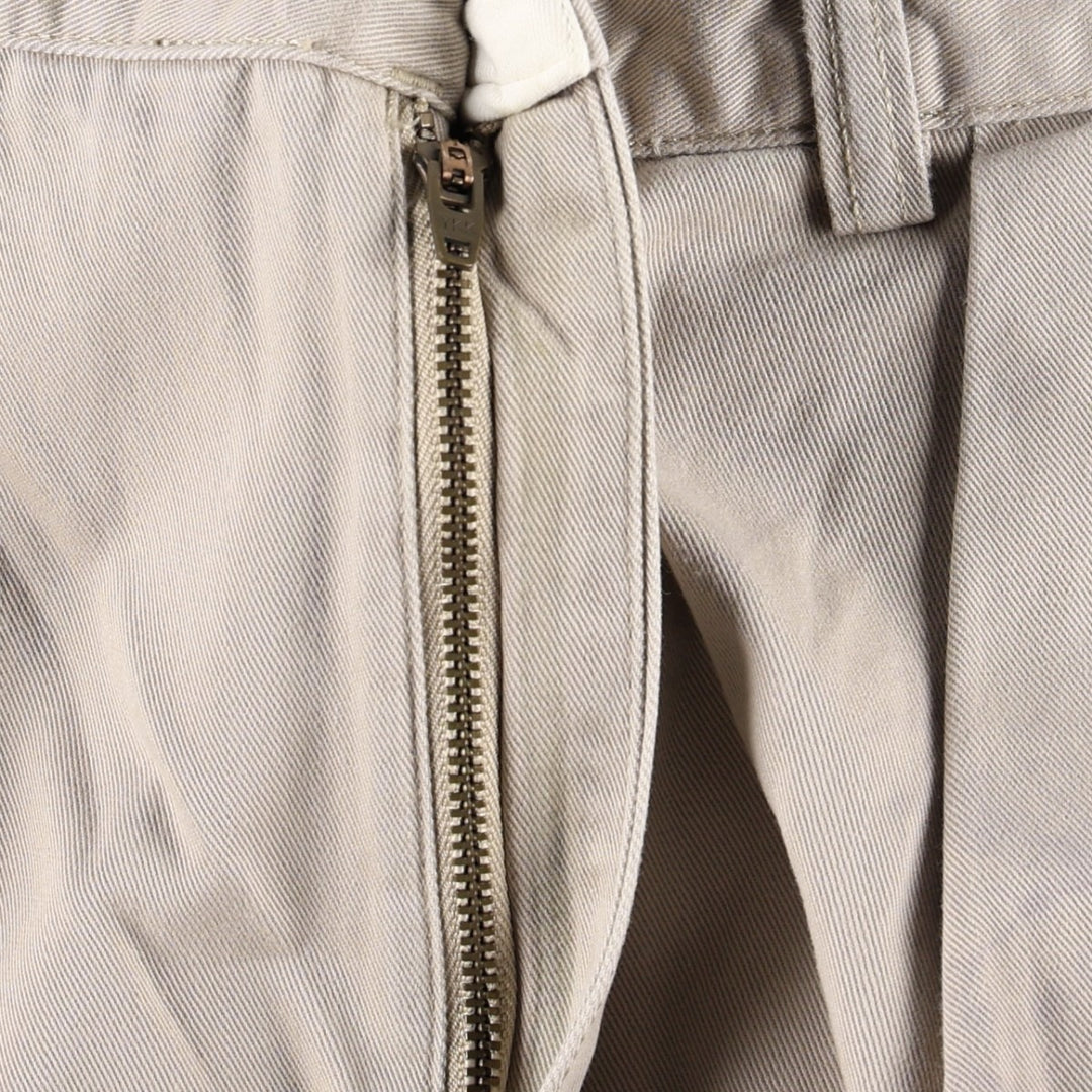 Ralph Lauren POLO by Ralph Lauren ANDREW PANT Two-pleat chino pants for men, equivalent to W34 cotton Beige type Vintage Second Hand