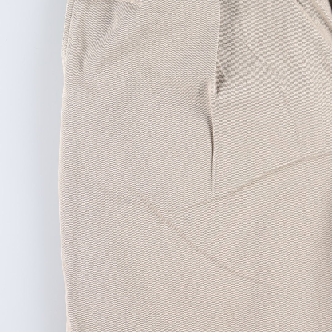 Ralph Lauren POLO by Ralph Lauren ANDREW PANT Two-pleat chino pants for men, equivalent to W34 cotton Beige type Vintage Second Hand