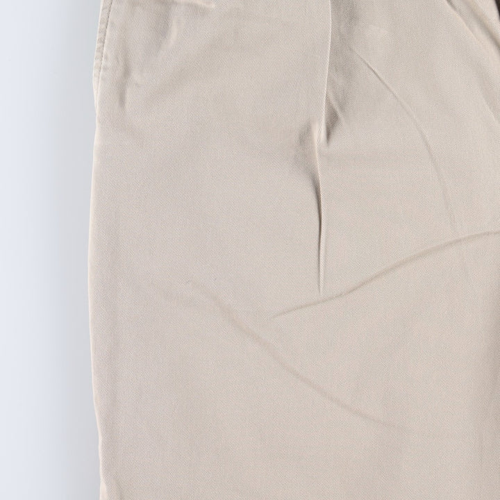 Ralph Lauren POLO by Ralph Lauren ANDREW PANT Two-pleat chino pants for men, equivalent to W34 cotton Beige type Vintage Second Hand