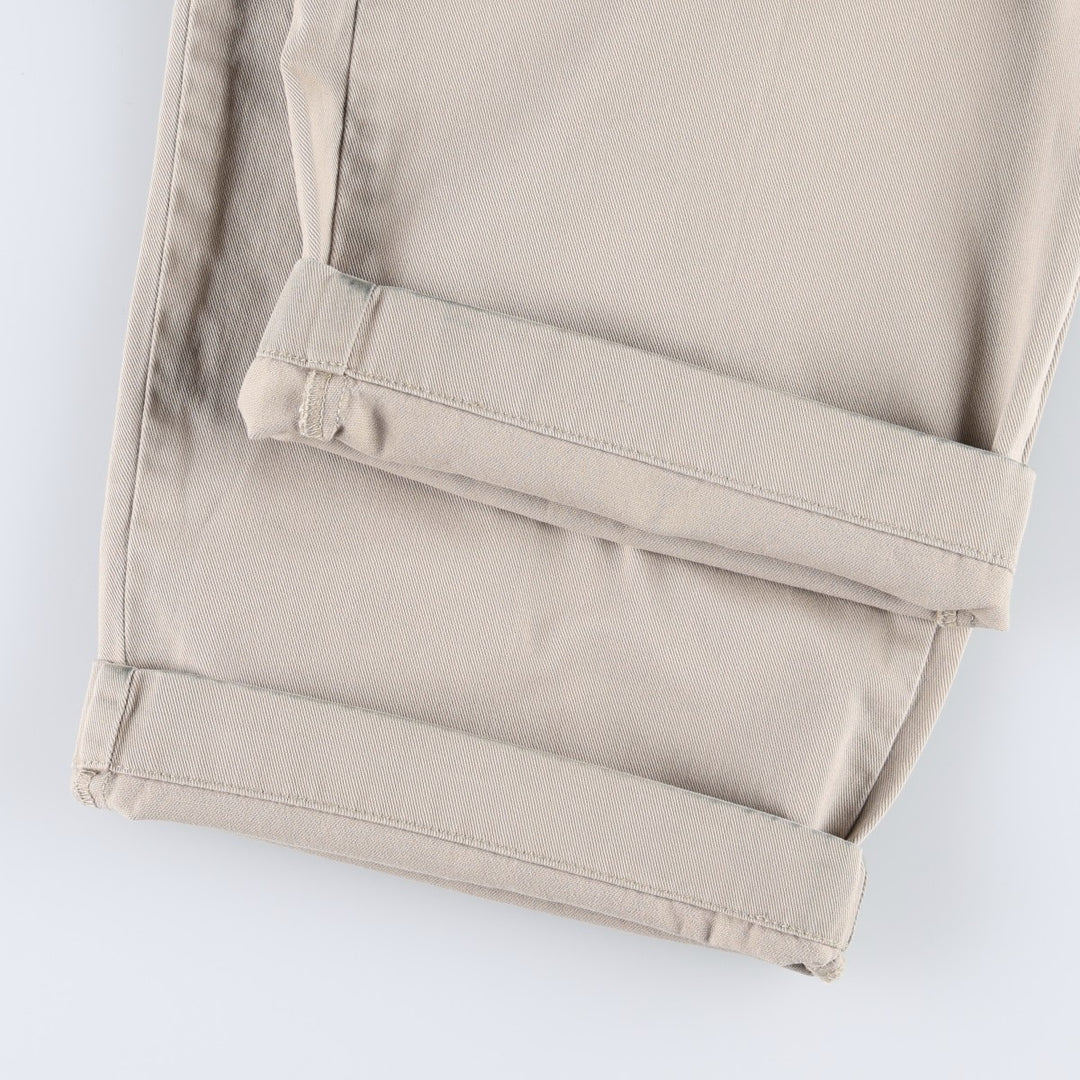 Ralph Lauren POLO by Ralph Lauren ANDREW PANT Two-pleat chino pants for men, equivalent to W34 cotton Beige type Vintage Second Hand
