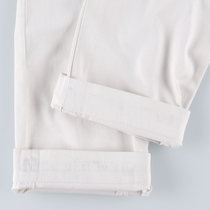 Ralph Lauren POLO RALPH LAUREN RELAXED FIT Chino Pants Men's W34 equivalent cotton white type Vintage Second Hand