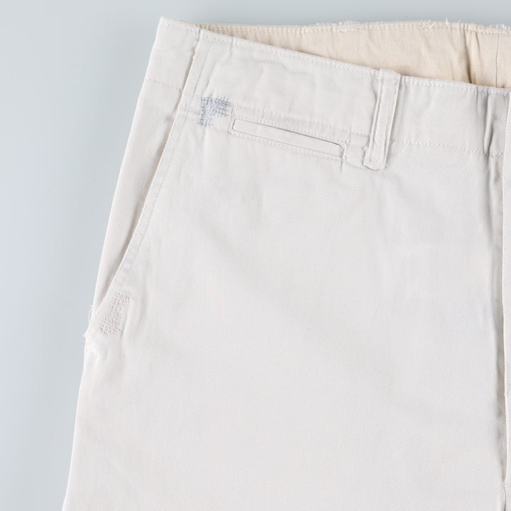 Ralph Lauren POLO RALPH LAUREN RELAXED FIT Chino Pants Men's W34 equivalent cotton white type Vintage Second Hand