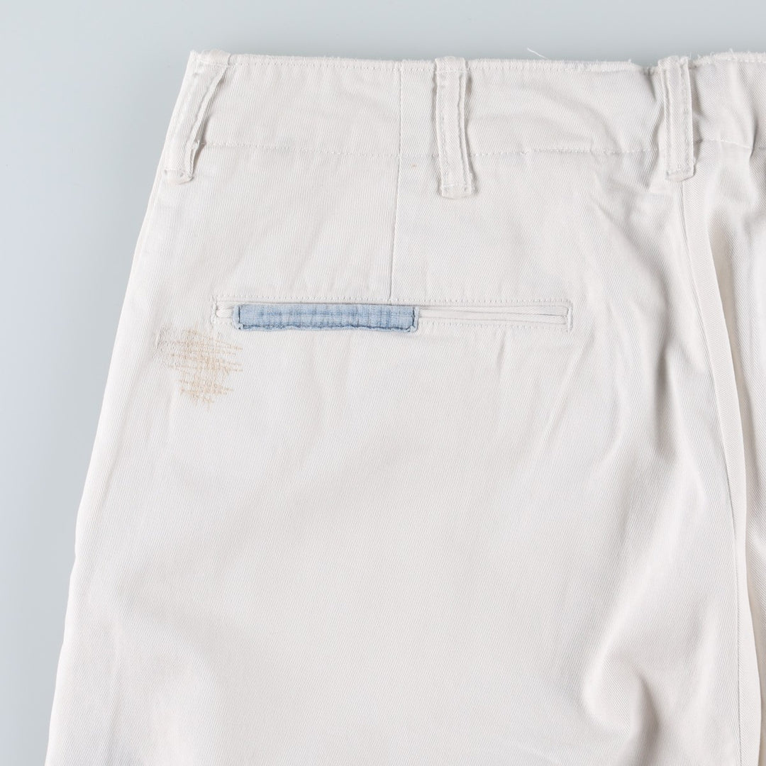 Ralph Lauren POLO RALPH LAUREN RELAXED FIT Chino Pants Men's W34 equivalent cotton white type Vintage Second Hand
