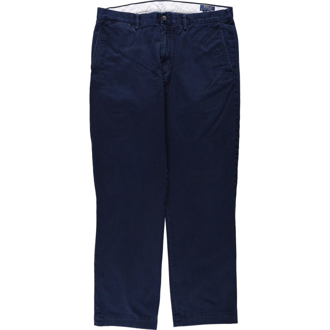 Ralph Lauren POLO RALPH LAUREN CLASSIC FIT Chino Pants, Men's Size W37 (approx.) cotton navy blue type Vintage Second Hand