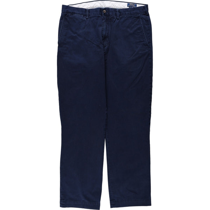 Ralph Lauren POLO RALPH LAUREN CLASSIC FIT Chino Pants, Men's Size W37 (approx.) cotton navy blue type Vintage Second Hand