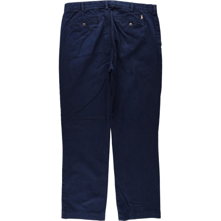 Ralph Lauren POLO RALPH LAUREN CLASSIC FIT Chino Pants, Men's Size W37 (approx.) cotton navy blue type Vintage Second Hand