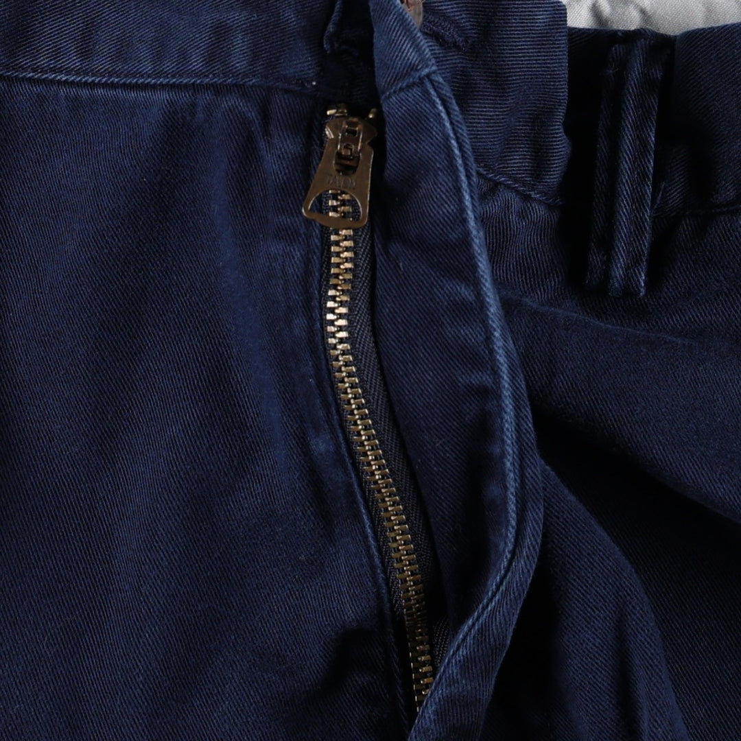 Ralph Lauren POLO RALPH LAUREN CLASSIC FIT Chino Pants, Men's Size W37 (approx.) cotton navy blue type Vintage Second Hand