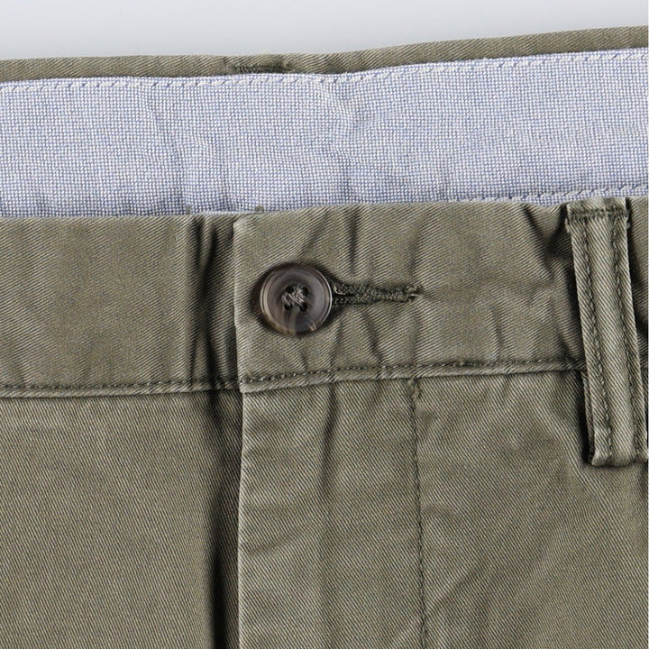 Ralph Lauren POLO RALPH LAUREN STRETCH STRAIGHT FIT Chino Pants, Men's Size W38 (approx.) cotton Khaki type Vintage Second Hand