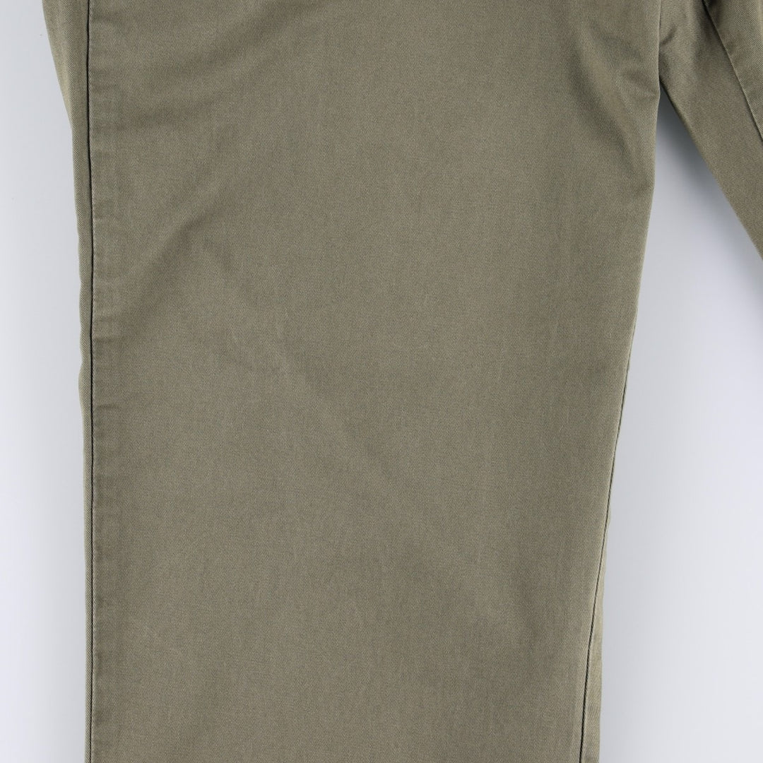Ralph Lauren POLO RALPH LAUREN STRETCH STRAIGHT FIT Chino Pants, Men's Size W38 (approx.) cotton Khaki type Vintage Second Hand